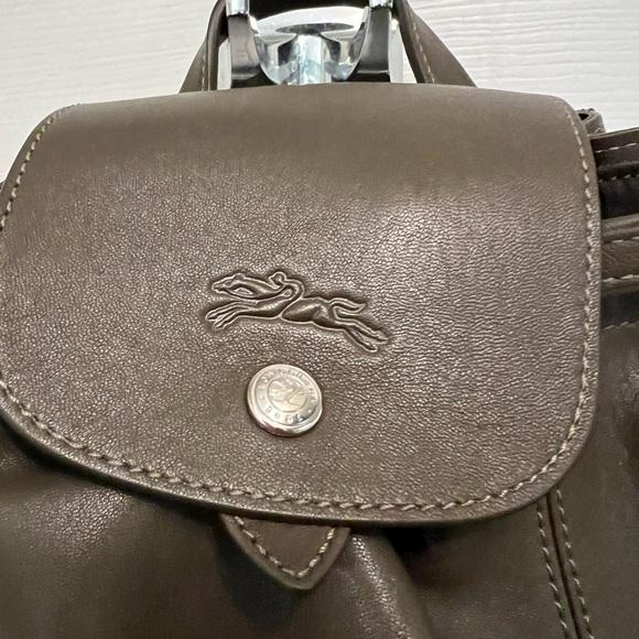 Longchamp Olive Green Mini Backpack - Picture 2 of 9